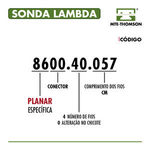 8600.40.057 - SONDA LAMBDA - CatE (MTE-THOMSON)